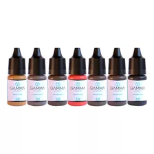 Kit Gamma Pigments Para Sobrancelhas 5ml