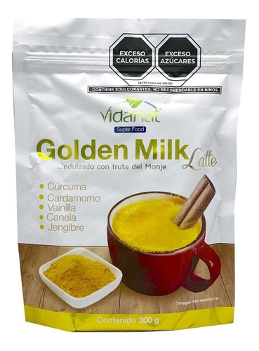 Golden Milk Latte 300g Vidanat (leche Dorada)