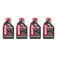 Óleo De Motor Motul Sintético 10w-50 Para Motos E Quadriciclos De 4 Unidades / 4l