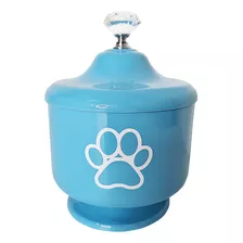 Urna P/ Cinzas Pet Cachorro Cremação Funeral - Azul