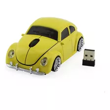 Accesorio Volkswagen Mouse Inalambrico Amarillo