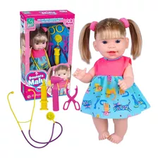 Boneca Bebê Doutora Malu C/acessórios - Envio Imediato