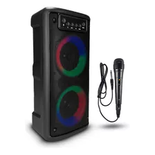 Caixa De Son Bluetooth Potente 20w Grande Karaoke Usb Fm