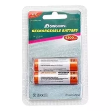 Pilas Singway Pack X2 A A Recargable 4300mah 1.2 V Crazy