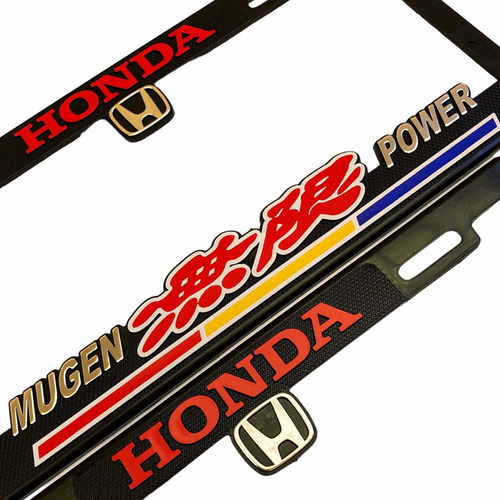 Par (2 Piezas) Portaplacas Universal Honda Mugen Power Foto 4