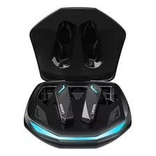 Auriculares Bluetooth Lenovo Gm2 Pro Gamer De Baja Latencia Para Deportes Electrónicos 5.3, Color Negro, Color Claro, Azul