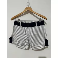 Natasha - Shorts Marinero A Rayas Mujer