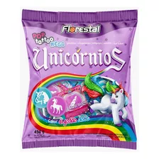 Golosinas Chupetin Con Tatoo Unicornios 450 Grs