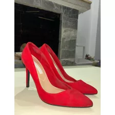 Tacones Rojos Bershka