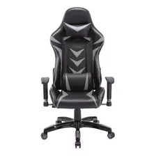 Cadeira Gamer Pelegrin Pel-3003 Reclinável Preta E Cinza Cor Preto E Cinza