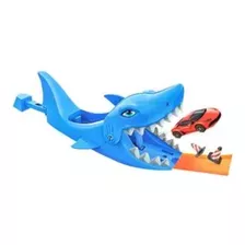 Pista Tiburón Con Lanzador De Auto Juguete