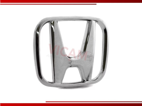 Emblema Honda 14.2 X 11.5 Cm Cromado Foto 5