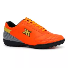 Zapatilla De Futbol Para Hombre Kaida Cu23-7028 Naranja 