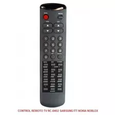 Control Remoto Tv Compatible Con Noblex/samsung Rc0402 2469