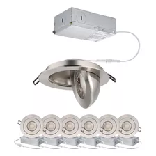 Gimbal De 4 Pulgadas Led Empotrable De Iluminación Empotrada