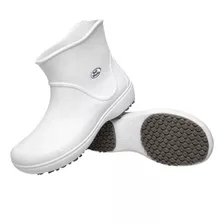 Bota Cano Extra Curto Bb85 Branco Soft Works