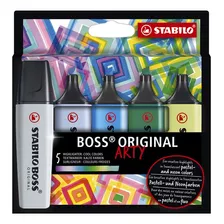Resaltadores Stabilo Boss Arty Set Colores Frios X 5
