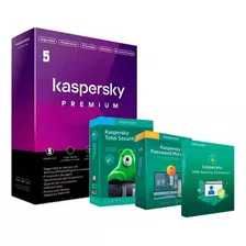 Antivirus Kaspersky Premium Total Security - 5 Disp 2 Años