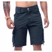 Kit 3 Bermudas Cargo Masculinas Coloridas- Premium !