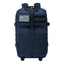 Mochila Combat Ultimate Veyrom Tática Militar 50lbrinde Cor Azul-escuro Desenho Do Tecido 50 Litros