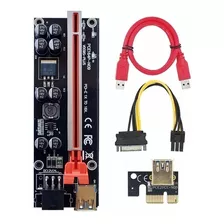 Riser Pci-e 16x A 1x - Ext X Usb 60cm - Mineria V 009s - Rig