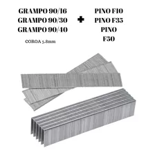 Grampo 90/16 + 90/30 + 90/40 + Pino F10 F35 F50 P/ Pinador