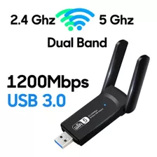 Adaptador Wifi Dual Band 1200mb 2.4/5ghz Wireless 5g Usb 3.0