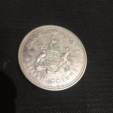 Moeda De Prata Do Canadá 1 Dólar 1971