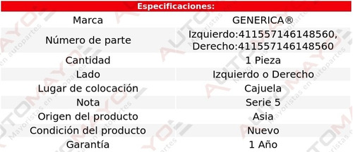 Amortiguador Cajuela Izq O Der Generica 540i Bmw 97-03 Foto 2