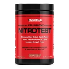 Pre Entreno Musclemeds Nitrotest Oxido Nitrico Sabor Watermelon