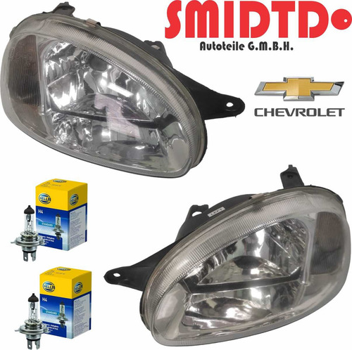 Faros Lisos Moto Ventilador Y Focos Chevy Joy 1.6 94-03 Foto 4