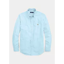 Camisa Polo Ralph Lauren Oxford Azul Am.