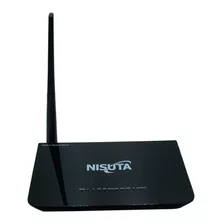 Módem Router Con Wifi Nisuta Ns-wmr150n2 Negro