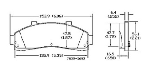 Balatas Delanteras Mazda B2300 1995-1996-1997-1998-1999 Sm Foto 2