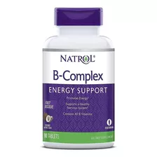 Natrol B-complex - Tabletas De Disolución Rápida, 90 Cp