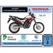 Honda Xr 190 Entrega Inmedita Kaizen Honda La Plata 