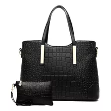 Bolso Mano Mujer Tote Bolsa Cosmetiquera Mochila 2 Piezas