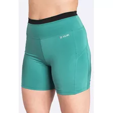 Bermuda Fitness Energi Feminina - Verde/preto