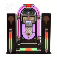 Jukebox Auto-falante C/base E Caixas Auxiliares Classic Cor Marrom 110v/220v