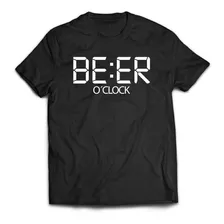 Remera Beer Cerveza Beer Oclock Escabiar Tomar Borracho