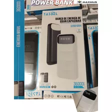 Powerbank Banco De Bateria 36.000mah Tasbel Blanco 2601084
