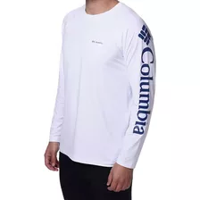 Camiseta Proteção M/l Aurora Branco Estampada Egg - Columbia