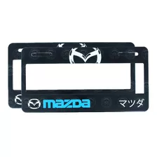 Par Marco Portaplacas Plastico Impreso Mazda 3 6 Cx3 Cx5 F1