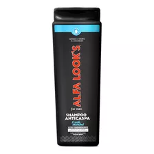 Shampoo Anticaspa Fresh Menthol Alfa Looks 400ml