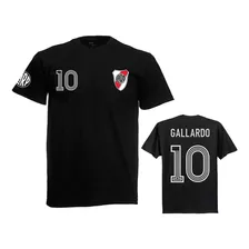 Remera River Plate Marcelo Muñeco Gallardo N° 10 - Algodón 