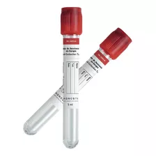 Tubo Tapa Roja Recoleccion Sangre Sin Aditivos 5ml X 100 Und