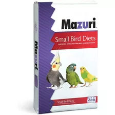 Mazuri Alimento Para Aves Pequeñas Bulto De 25 Lb