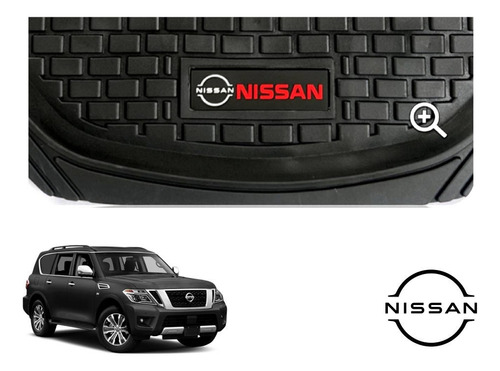 Tapetes 3d Logo Nissan + Cubre Volante Armada 2015 A 2023 Foto 7