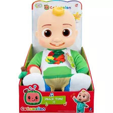 Cocomelon Jj Peluche Musical Snack Time Muñeco Con Sonido Color Verde