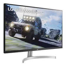 Monitor LG De 32 Pulgadas 4k Uhd 3840x2160 Ips 60hz 32un500w Color Blanco